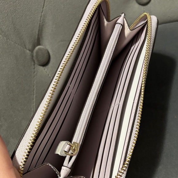Kate Spade Lavender Wallet with Gold Accents - Picture 5 of 5